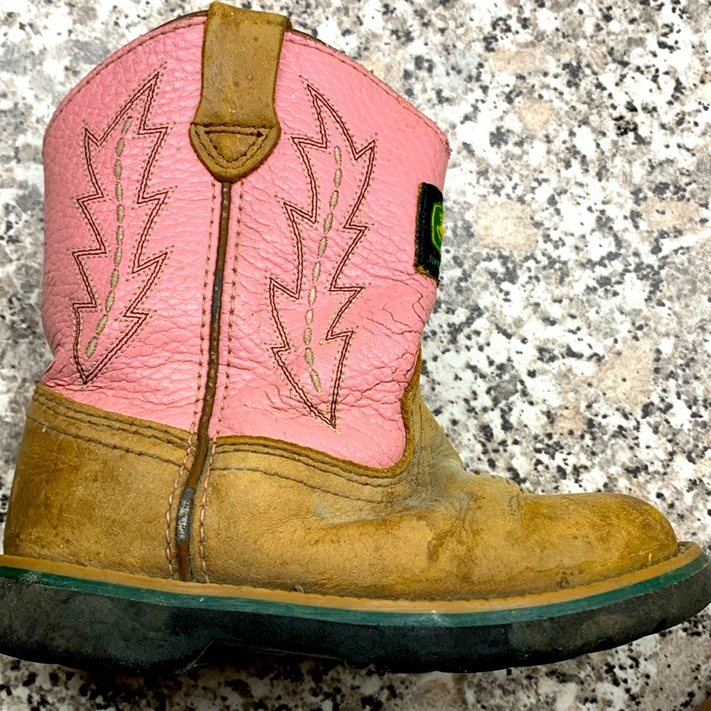 Toddler 7 girls John Deere boots